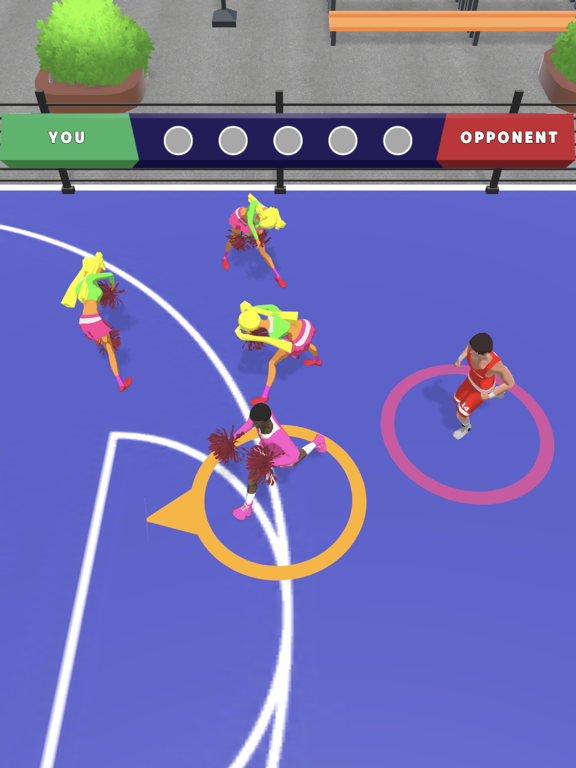 ภาพหน้าจอของ Dunk Master 3D! iPad 