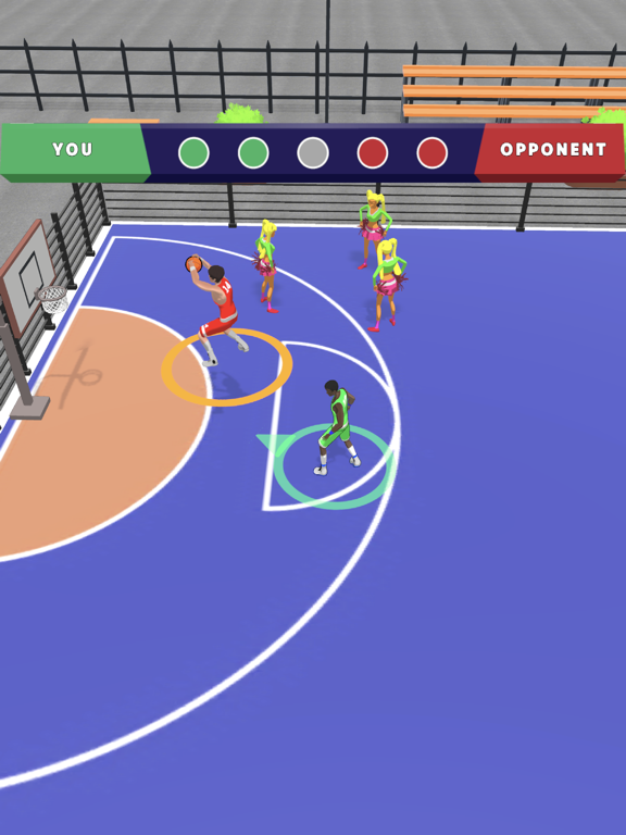 ภาพหน้าจอของ Dunk Master 3D! iPad 