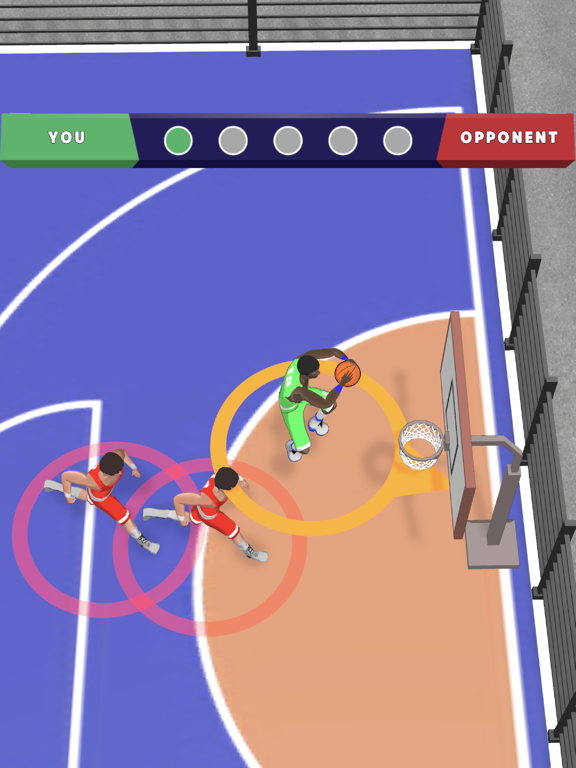 ภาพหน้าจอของ Dunk Master 3D! iPad 