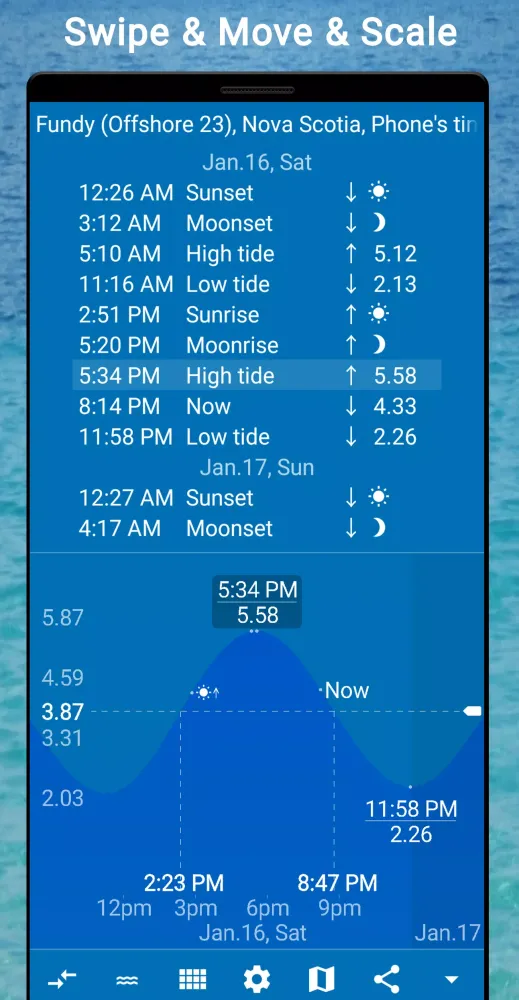 Tides app & widget - eTide HDF Screenshots