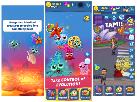 Game of Evolution: Merge Life iPad Screenshots