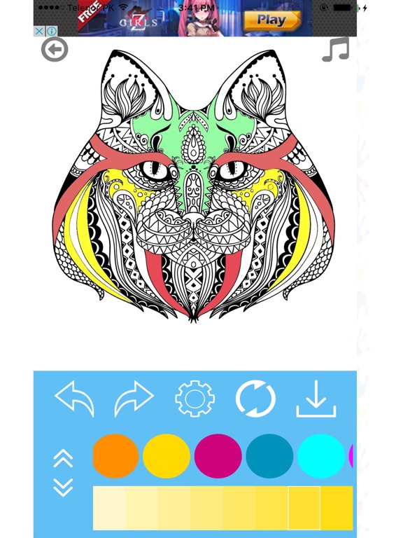 Zrzuty ekranu Adult Coloring Book for Stress Releaved iPad