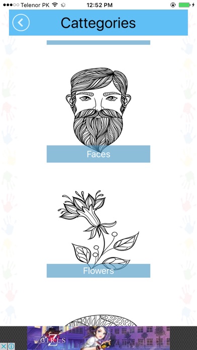 Zrzuty ekranu Adult Coloring Book for Stress Releaved