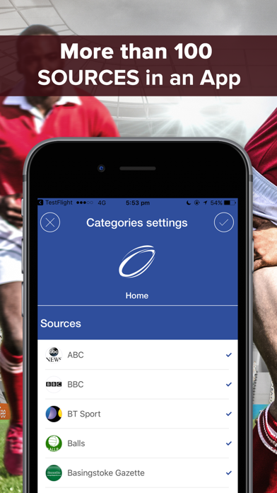 Rugby Addict : news, highlights, videos, results Screenshots