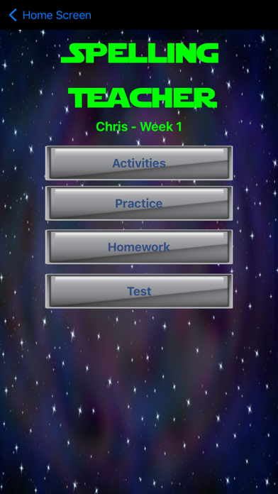 Spelling Teacher Screenshots