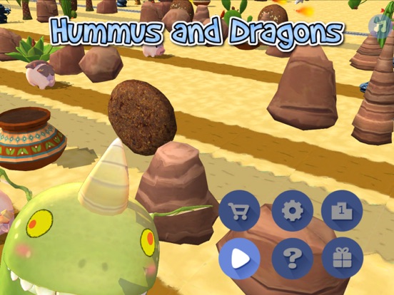 Hummus and Dragons iPad स्क्रीनशॉट