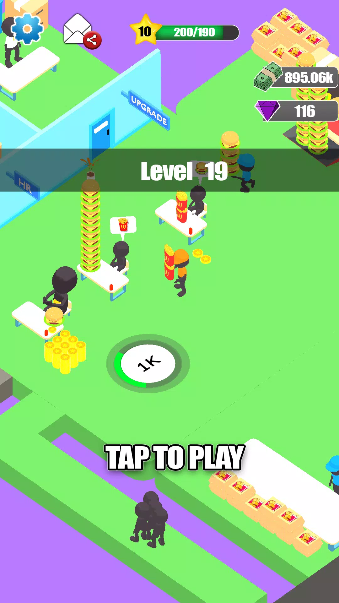 Idle Burger Shop Tycoon 3D Screenshots
