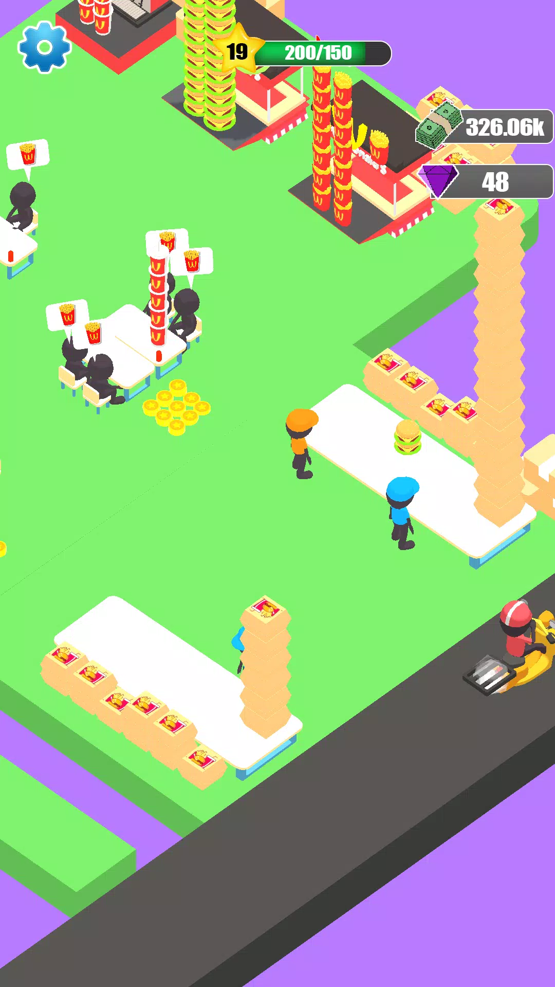 Idle Burger Shop Tycoon 3D Screenshots