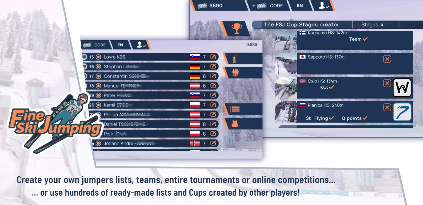 Fine Ski Jumping Screenshots