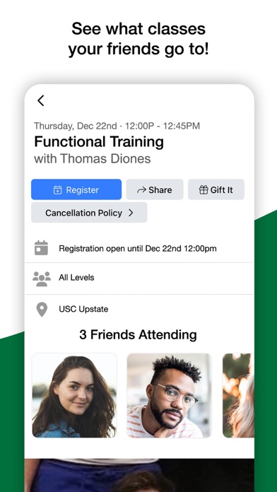 USC Upstate Spartan Rec Screenshots