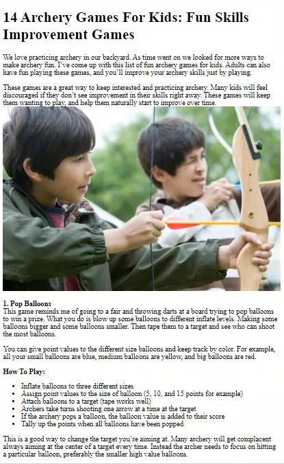 How to Play Archery應用截圖