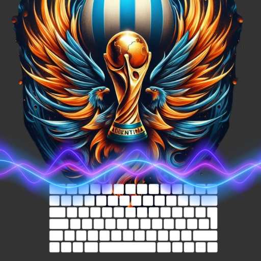 Football logo keyboard