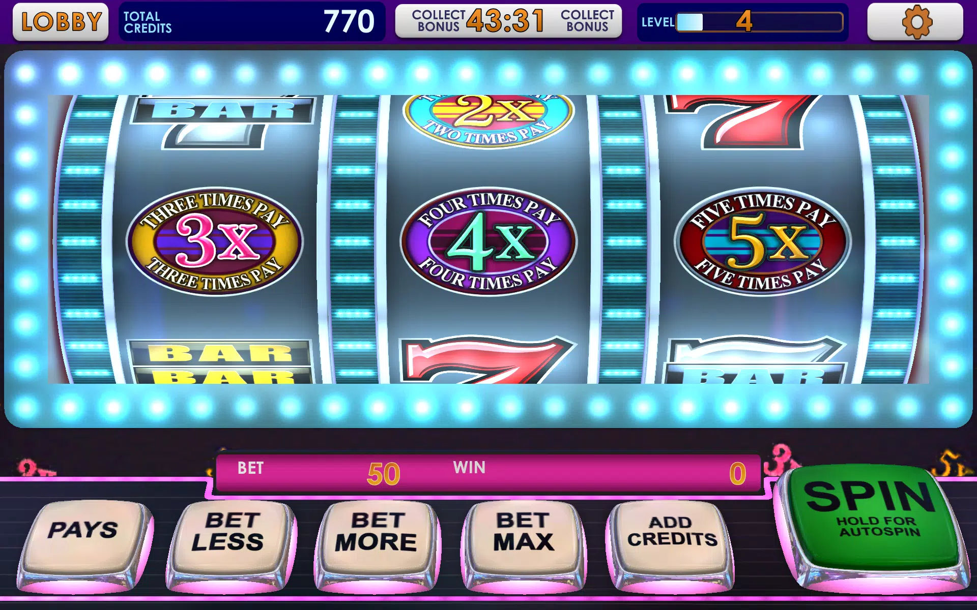 Triple 777 Deluxe Classic Slot Screenshots