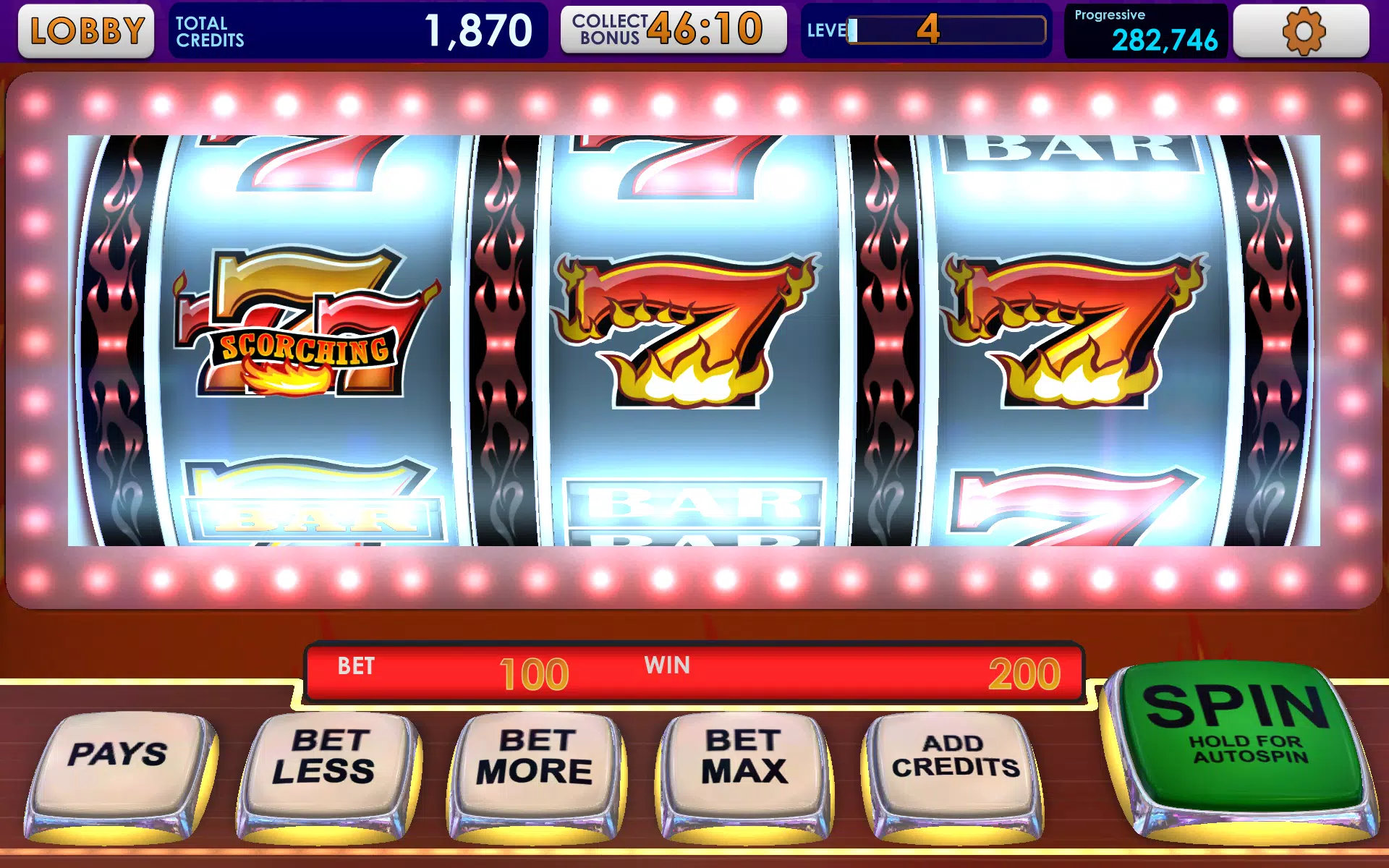 Triple 777 Deluxe Classic Slot Screenshots