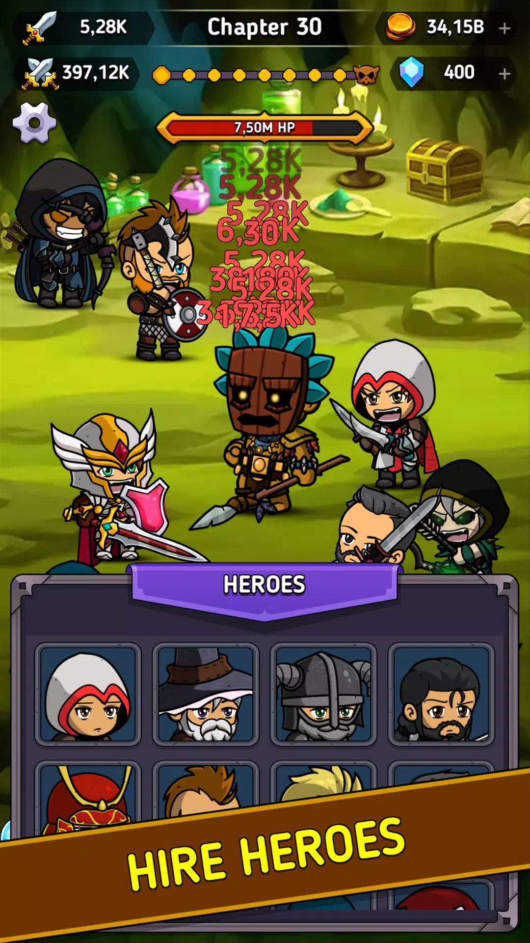Tap Hero Clicker Screenshots