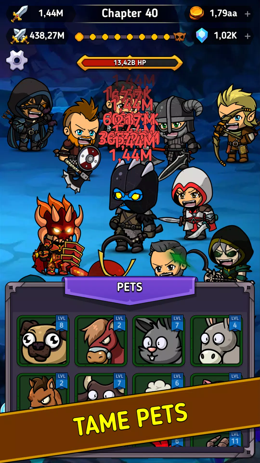 Tap Hero Clicker Screenshots