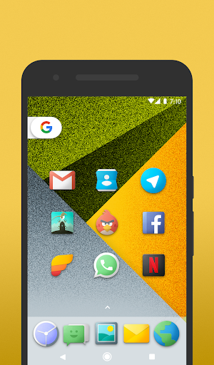 Tangkapan layar Chromatin UI - Icon Pack