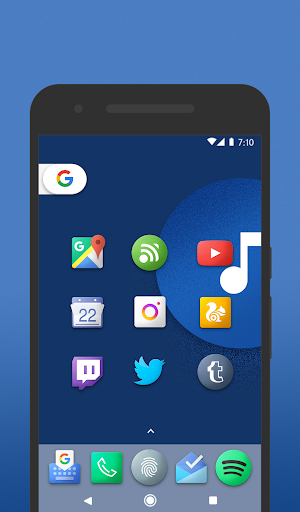 Tangkapan layar Chromatin UI - Icon Pack