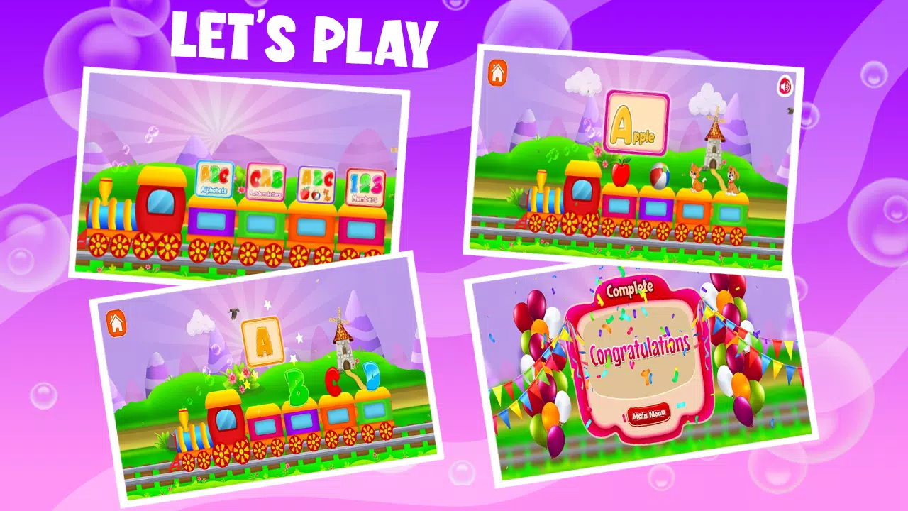 Kids Train: ABC & 123 Learning Screenshots