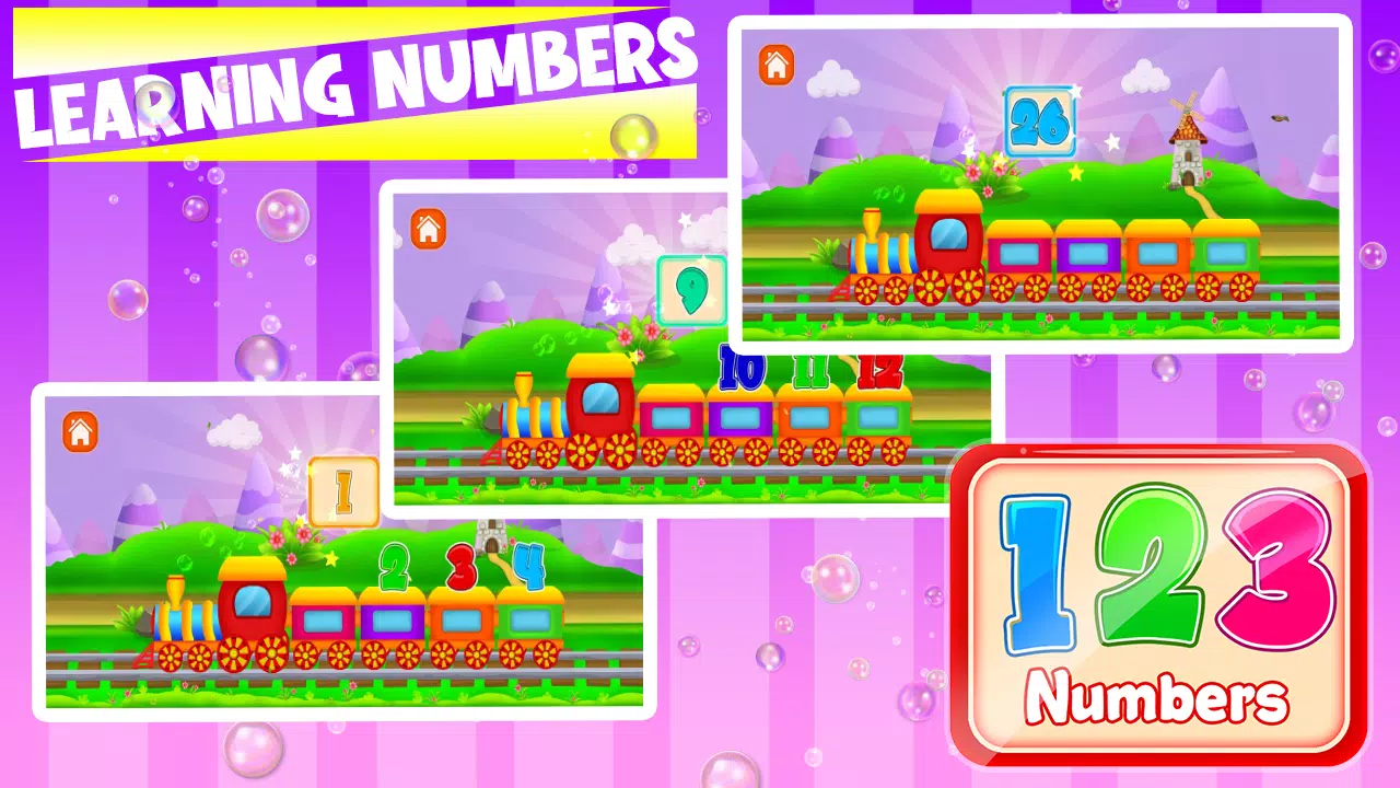 Kids Train: ABC & 123 Learning Screenshots