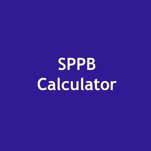 SPPB Calcualtor SPPB Calcualtor