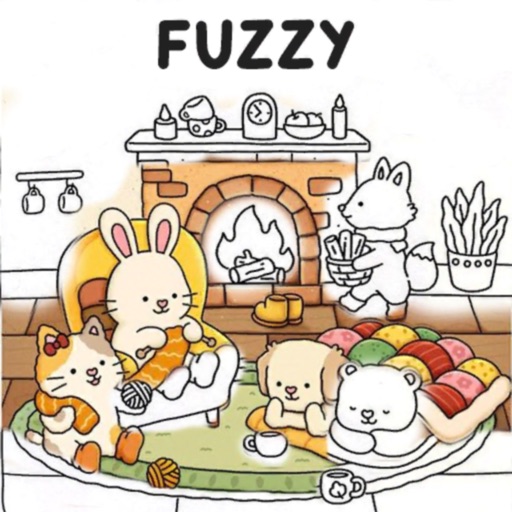 Fuzzy Hygge Coloring Book Fuzzy Hygge Coloring Book