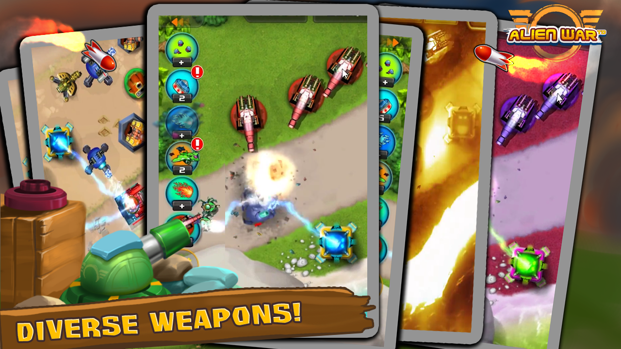 Tower Defense: Alien War TD Screenshots