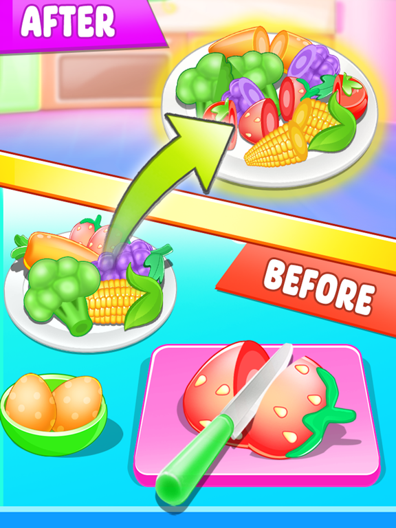 Kitchen Set - Toy Cooking Game iPad Screenshots