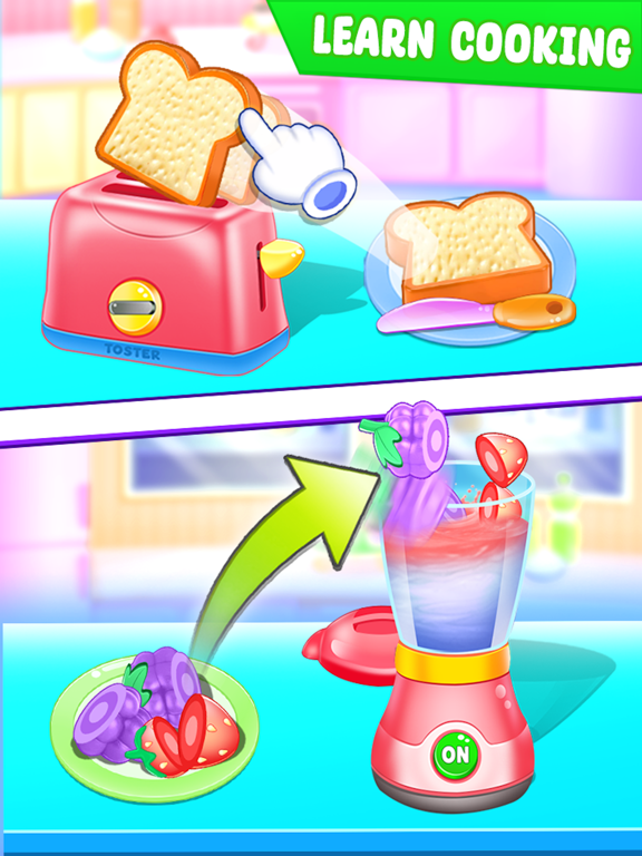 Kitchen Set - Toy Cooking Game iPad Screenshots