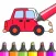 Vehicles Coloring Drawing Book