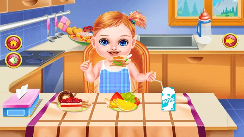 Babysitter feeding and playing Screenshots