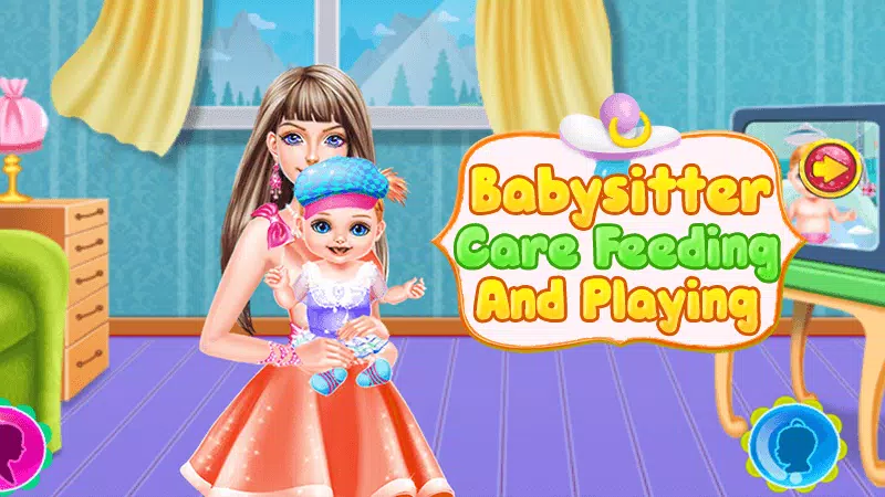 Babysitter feeding and playing Screenshots