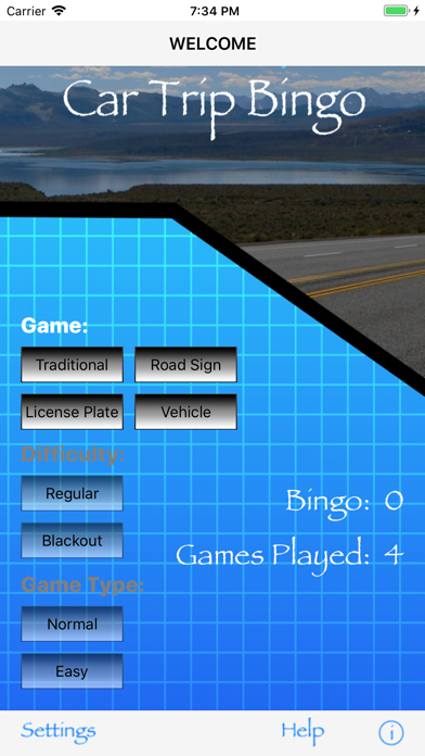 Car Trip Bingo Screenshots