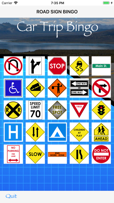 Car Trip Bingo Screenshots