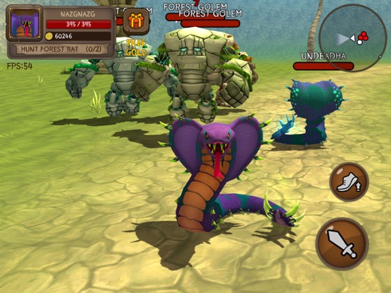 Snake Kingdom Simulator iPad Screenshots