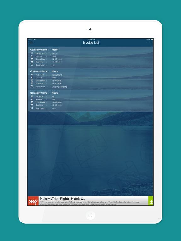 Invoice Maker Plus-Create Invoices & Send Invoices as a PDF! iPad Ekran Görüntüleri
