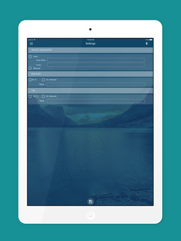 Invoice Maker Plus-Create Invoices & Send Invoices as a PDF! iPad Ekran Görüntüleri