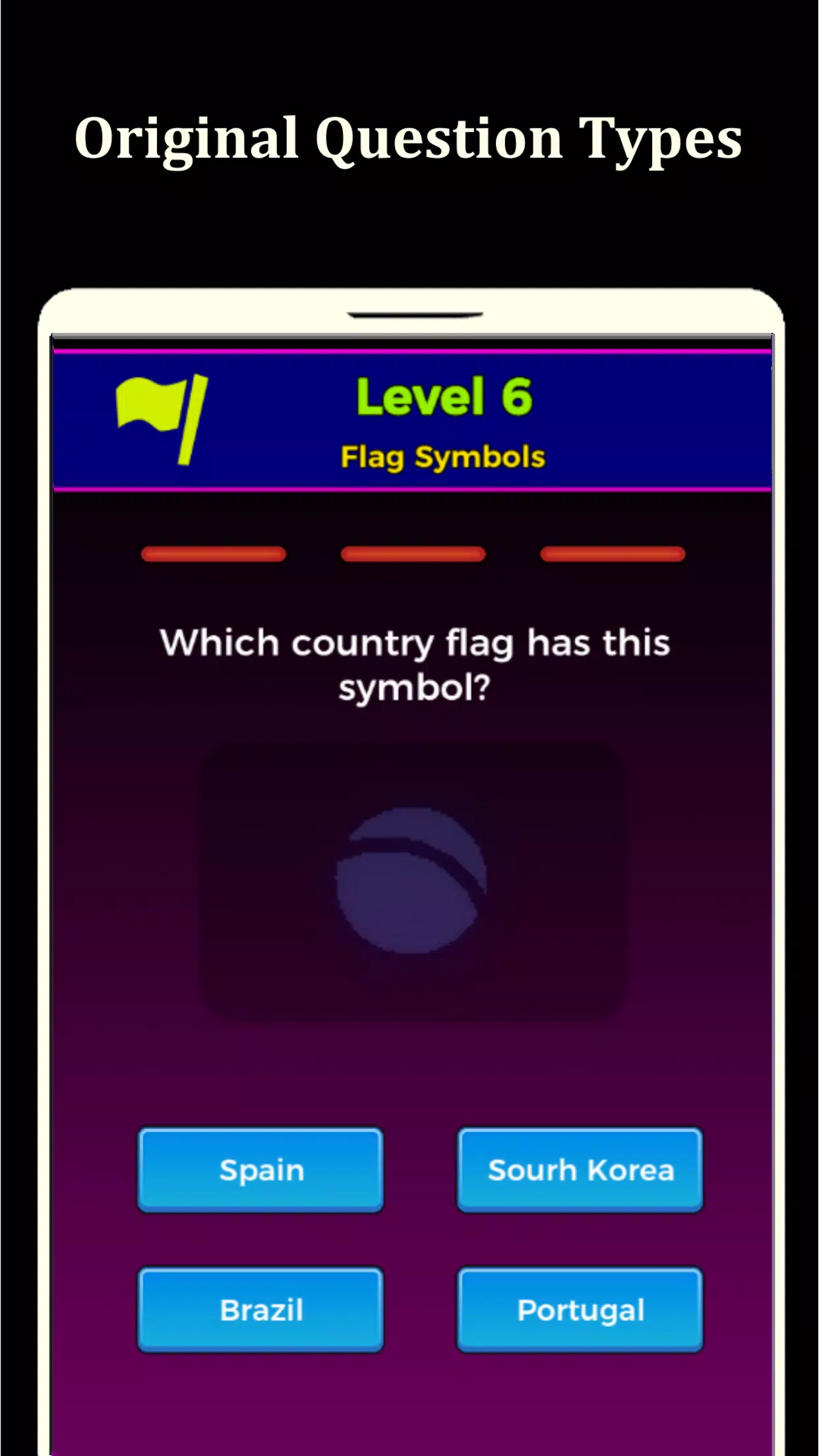 World Flags Quiz Game Screenshots