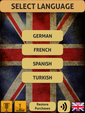 Spanish German English Turkish Language Set iPad Screenshots