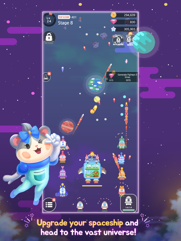 My little Spaceship iPad  سکرین شاٹس