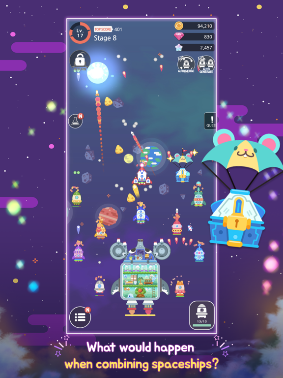 My little Spaceship iPad  سکرین شاٹس