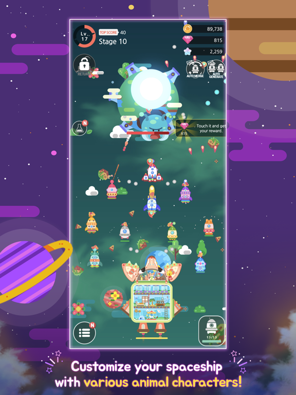 My little Spaceship iPad  سکرین شاٹس