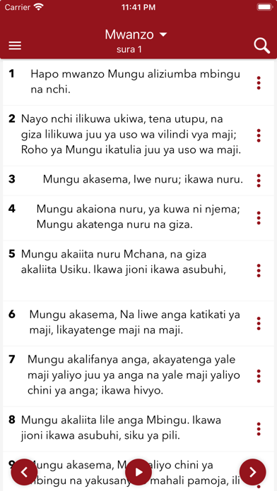 Biblia Takatifu Screenshots