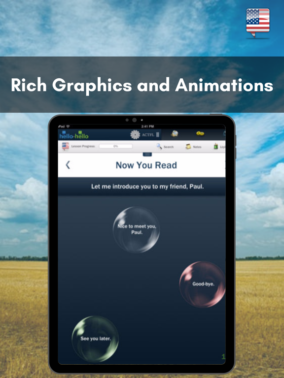 Learn English with Hello-Hello iPad Screenshots