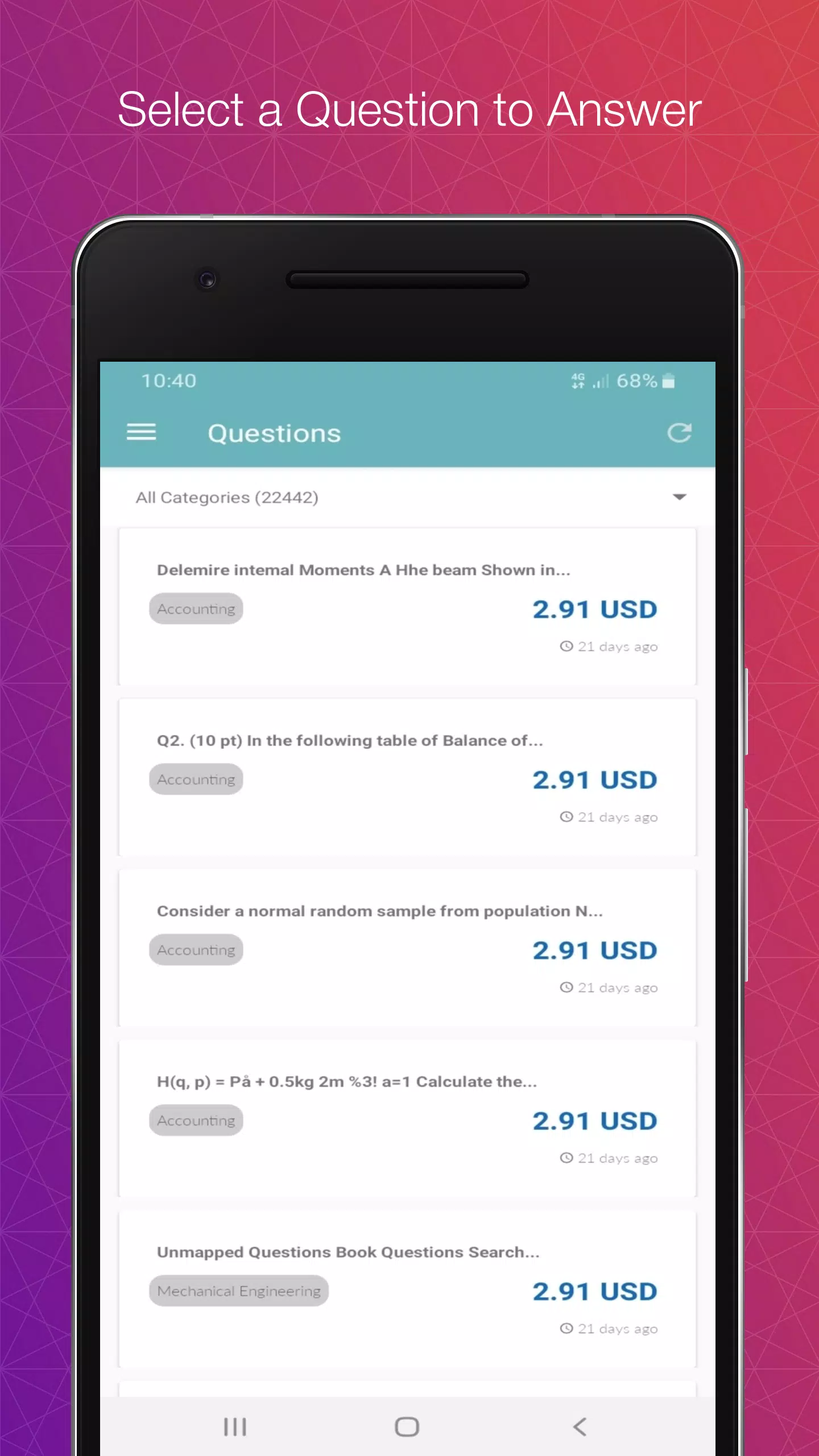 HelloExperts - Solve Question Screenshots