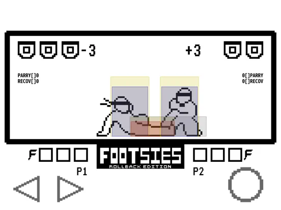 Tangkapan layar FOOTSIES Rollback Edition iPad 