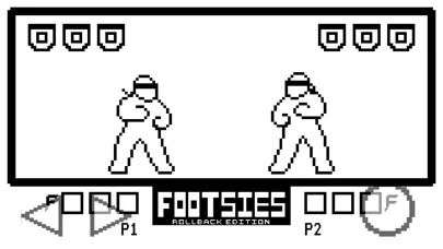 Tangkapan layar FOOTSIES Rollback Edition