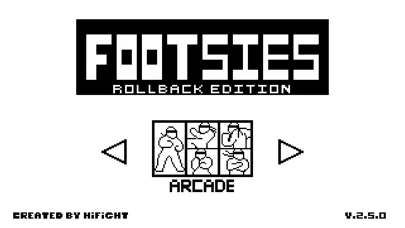 Tangkapan layar FOOTSIES Rollback Edition