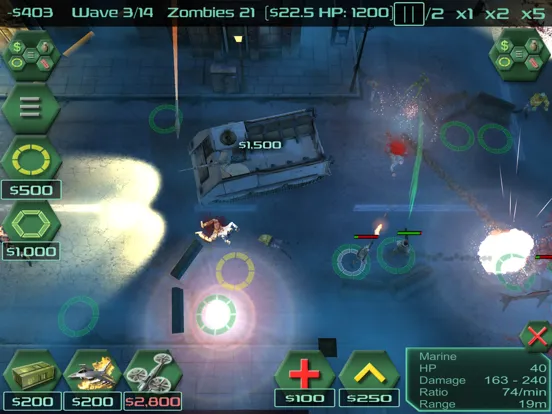 Capturas de pantalla de Zombie Defense HNG iPad 