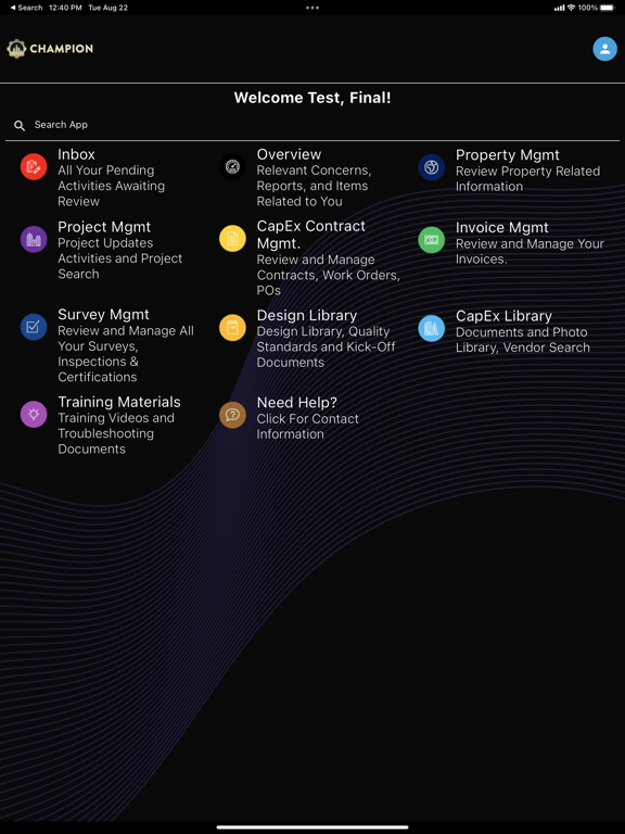 CHAMPION – Host Hotels iPad Screenshots